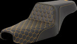 Saddlemen Honeycomb Step Up Seat For Harley Davidson RH 1250S ABS 2021-2022 Honeycomb - Black/Gold