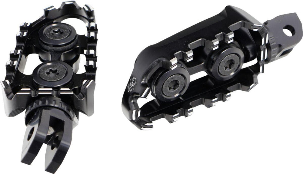 Gilles Tech-X Enduro Foot Pegs For Yamaha MT-09 ABS 2021-2024 - Black