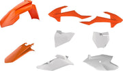 Polisport Plastics Kit For KTM SX85 2018-2023 - OEM/Orange/White