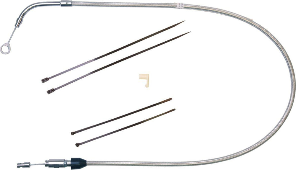 Magnum Shielding Quick Connect Clutch Cable For Harley Davidson FLDE 1750 2018-2020 119.5 cm (47") - Silver