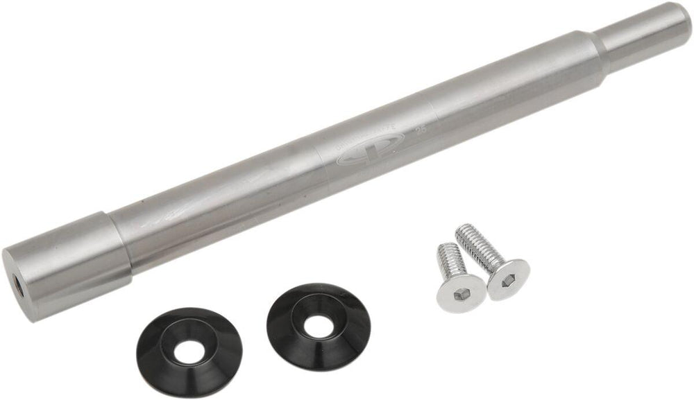 Paul Yaffe Y-Axle Custom Axle Kit With Smooth Cover For Harley Davidson FLHR 1584 2008-2011 Front - Black