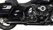 S&S Cycle 2 Into 1 Diamondback Exhaust System For Harley Davidson FLH 1868 2021 - Guardian Black