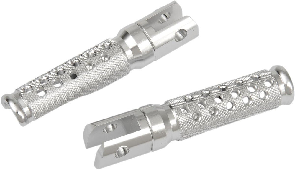 Emgo Slash Cut Footpegs For Honda CBR 1000 F 1987-1999 - Silver