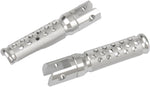 Emgo Slash Cut Footpegs For Honda CBR 1000 F 1987-1999 - Silver