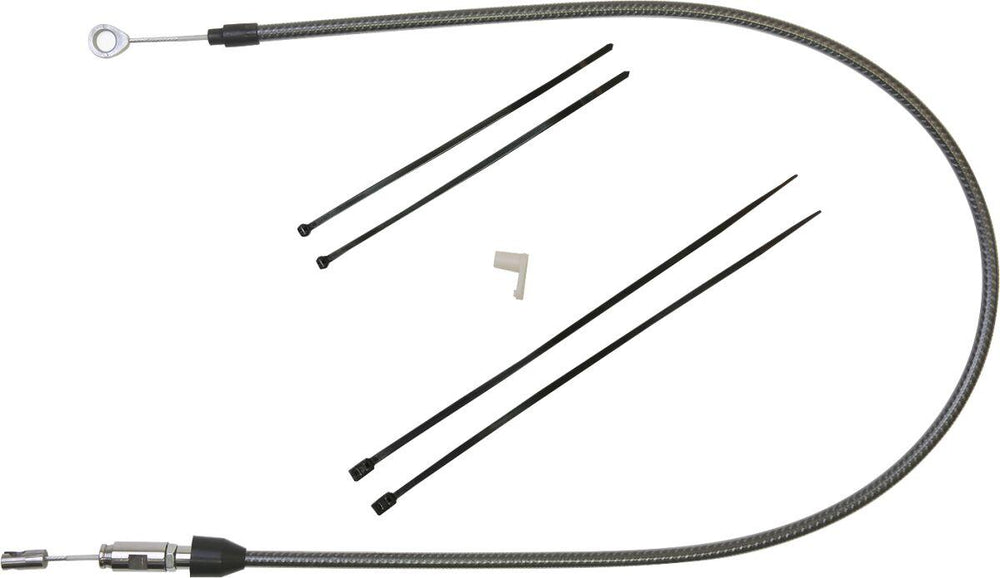 Magnum Shielding KarbonFibr Quick Connect Clutch Cable For Harley Davidson FLDE 1750 2018-2020 114.5 cm (45") - Carbon Fiber Silver