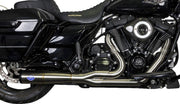 S&S Cycle 2 Into 1 50 State Diamondback Exhaust System For Harley Davidson FLH 1868 2021 - Brushed