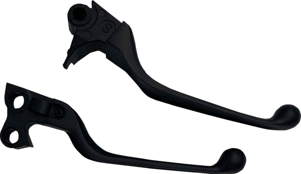 Drag Specialties Narrow Lever Set For Harley Davidson FLS 1690 2012-2016 - Black