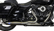 S&S Cycle 2 Into 1 Race Diamondback Exhaust System For Harley Davidson FLH 1868 2021 - Brushed
