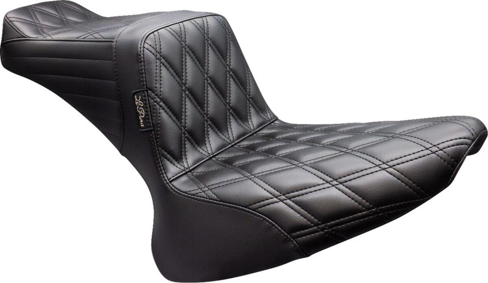 LE Pera Tailwhip Seat For Harley Davidson FLS 1690 2012-2017 Double Diamond - Black