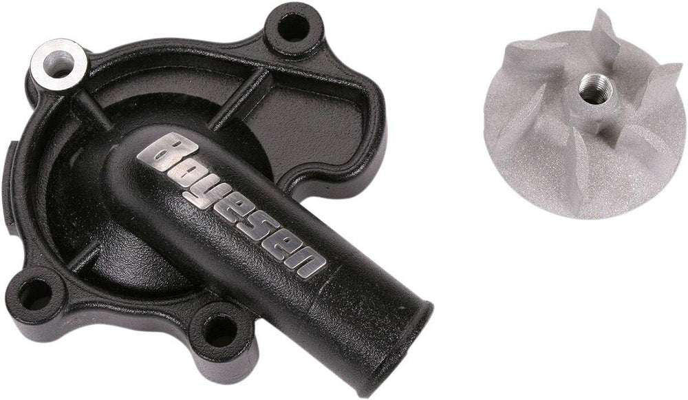 Boyesen Supercooler Water Pump Cover & Impeller Kit For Honda CRF250R 2004-2009 - Black