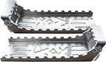 Rox Speed FX Utility ATV Foot Pegs For Can Am Outlander 1000 EFI 4x4 2012-2024 - Silver