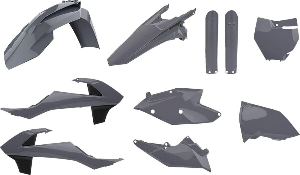 Polisport Plastics Kit For KTM SX125 2016-2019 - Grey