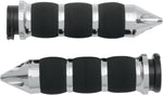 Avon Grips Spike Air Cushioned Grips For Harley Davidson FLD 1690 2012-2013 - Black Chrome