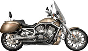 Trask Assault 2:1 Exhaust System For Harley Davidson VRSCAW 1130 2007 - Black/Mild Steel