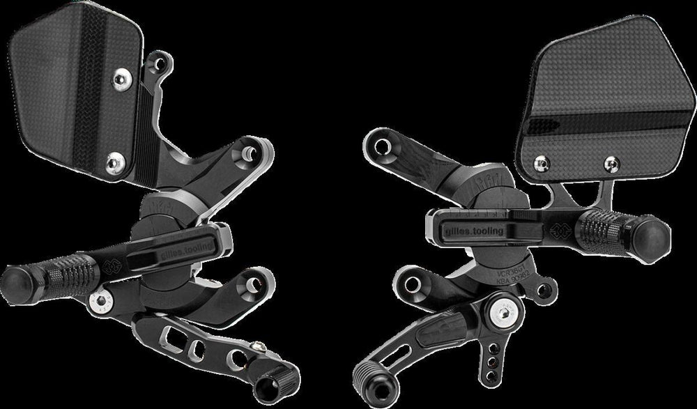 Gilles Adjustable Rearset For KTM Super Duke 1290 GT ABS 2016-2024 - Black
