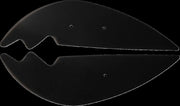 Show Chrome Aeroflo Lower Wind Deflectors For Honda GL 1800 2018-2023 - Black