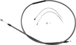 Magnum Shielding Polished KarbonFibr Clutch Cable For Harley Davidson FLHR 1340 1994-1998 169.5 cm (66-11 16") - Carbon Fiber Silver