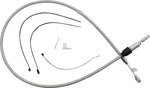 Magnum Shielding Quick Connect Clutch Cable For Harley Davidson FLDE 1750 2018-2020 106.5 cm (42") - Silver