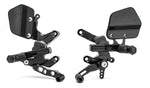 Gilles VCR38GT Adjustable Rearset For Honda CBR 1000 RR 2004-2007 - Black