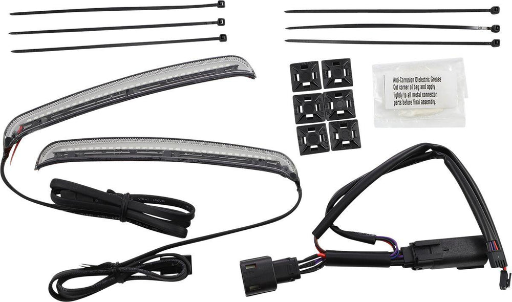 Ciro Bag Blades Accent Lights For Harley Davidson FLHRSE6 1800 ABS 2014 Smoke