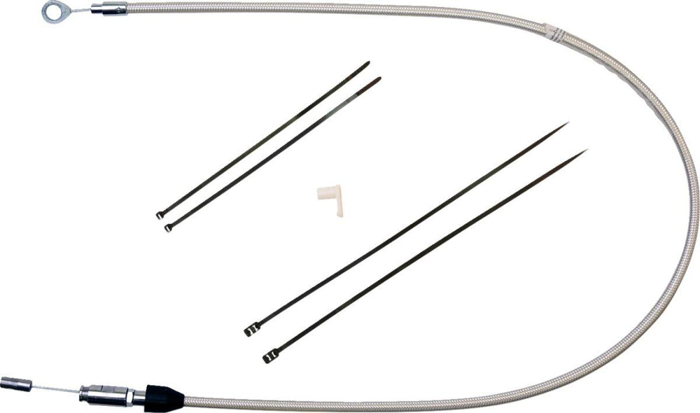 Magnum Shielding Quick Connect Clutch Cable For Harley Davidson FLDE 1750 2018-2020 86 cm (34") - Silver