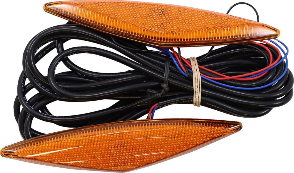 Show Chrome Amber LED Marker Lights For Can Am Spyder 1330 F3 2015-2022