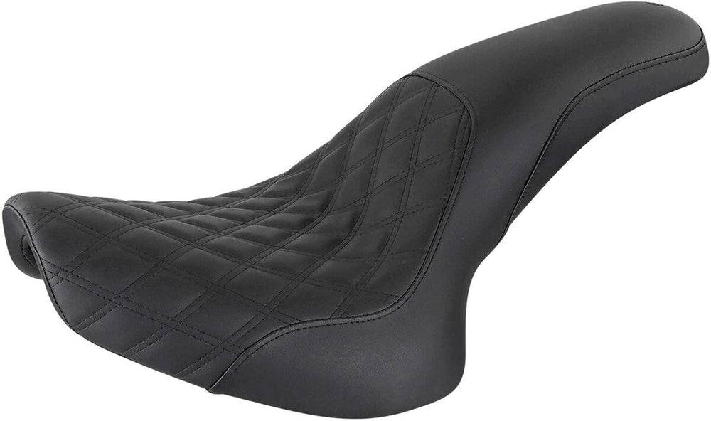 Saddlemen Profiler Front Lattice Stitch Seat For Harley Davidson FLST 1450 Heritage Softail 2006 - Black