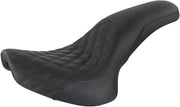 Saddlemen Profiler Front Lattice Stitch Seat For Harley Davidson FLST 1450 Heritage Softail 2006 - Black