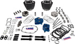 S&S Cycle 129" Power Package Engine Performance Kit For Harley Davidson FLDE 1750 ABS 2018-2020 - Black/Highlighted Fins