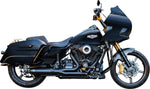 S&S Cycle 2 Into 1 Qualifier Exhaust System For Harley Davidson FLH 1868 2021 - Guardian Black