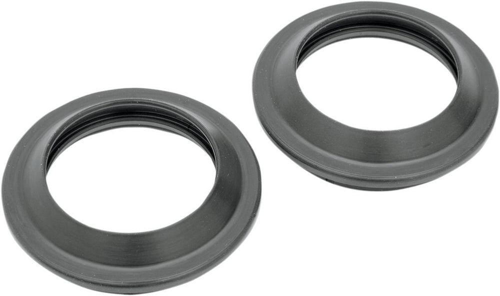 Drag Specialties Fork Boots Dust Seals For Harley Davidson FXD 1340 1995-1998 - Black