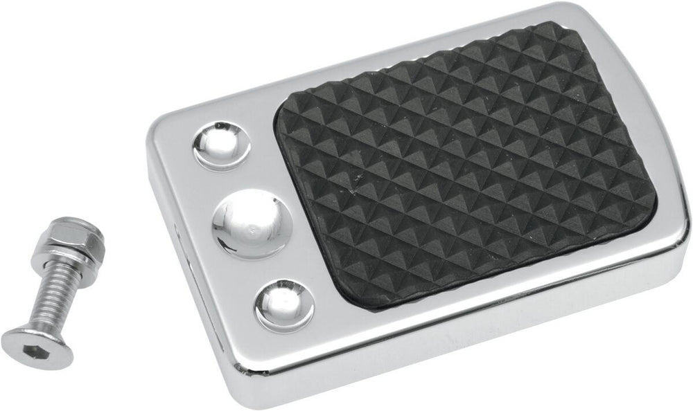 Drag Specialties Brake Pedal Cover For Harley Davidson FXCW 1584 2008-2009 - Black Chrome