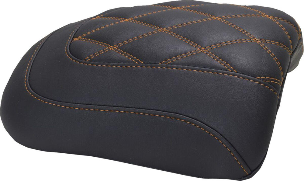 Mustang Padded Passenger Seat Cowl For Harley Davidson FLHX 1923 2024-2026 - Black/Orange