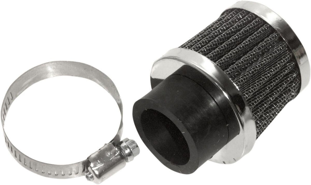 Emgo Clamp On Pod Air Filter For Kawasaki AR50 1984-1992 - Black Chrome