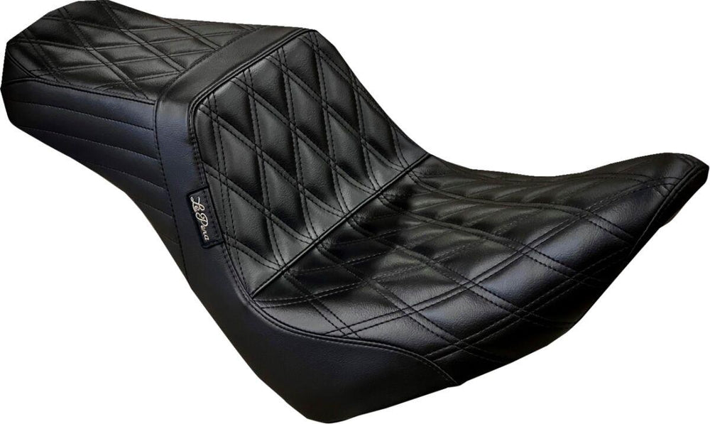 LE Pera Tailwhip Seat For Harley Davidson FLFB 1750 ABS 2018-2020 Double Diamond - Black