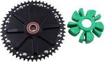 Alloy Art Cush Chain Sprocket For Harley Davidson FLHR 1584 2009 Black Black Anodized 51T
