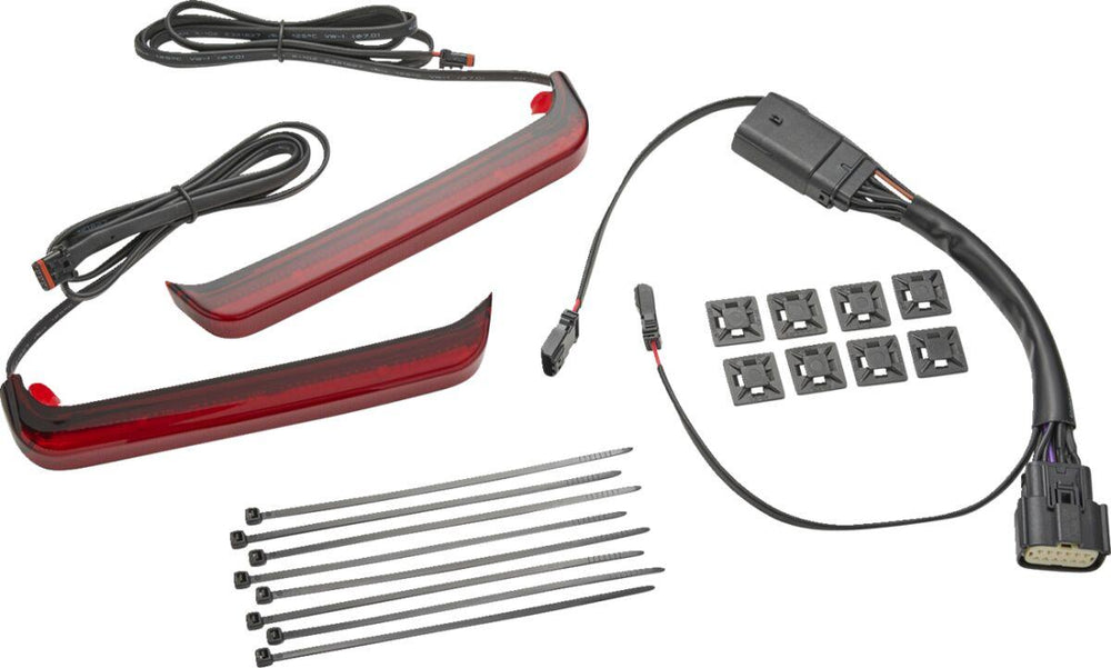 Ciro Bag Lights For Harley Davidson FLHX 1923 ABS 2024-2025 Saddlebag Red