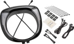 Ciro Headlight Bezel For Indian Chieftan 108 ABS 2025-2026 Black Clear