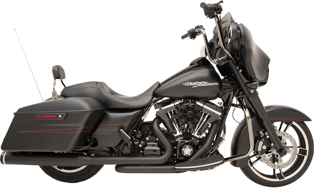 Khrome Werks 2-into-2 Dominator Exhaust System For Harley Davidson FLHR 1584 2009-2011 - Black