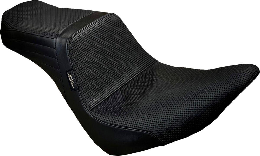 LE Pera Tailwhip Seat For Harley Davidson FLFB 1750 ABS 2018-2020 Basketweave - Black