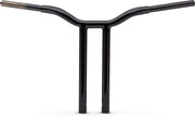 LA Choppers Kage Fighter Welded Straight-Riser Handlebar 40.5 cm (16") - Black