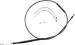 Magnum Shielding Polished KarbonFibr Clutch Cable For Harley Davidson FLHR 1584 2008 174.5 cm (68-11 16") - Carbon Fiber Silver