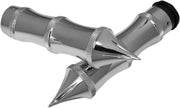 Accutronix Custom Grips For Harley Davidson FLDE 1750 2018-2020 Tribal Throttle-By-Wire - Chrome