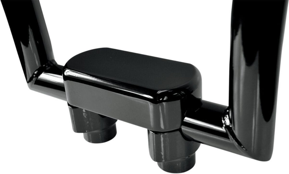 Drag Specialties Handlebar Riser & Top Clamp Kit 38.1 mm Rise - Black