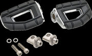 Ciro Chicane Foot Rests For Harley Davidson FLD 1690 2012-2013 - Black/Chrome