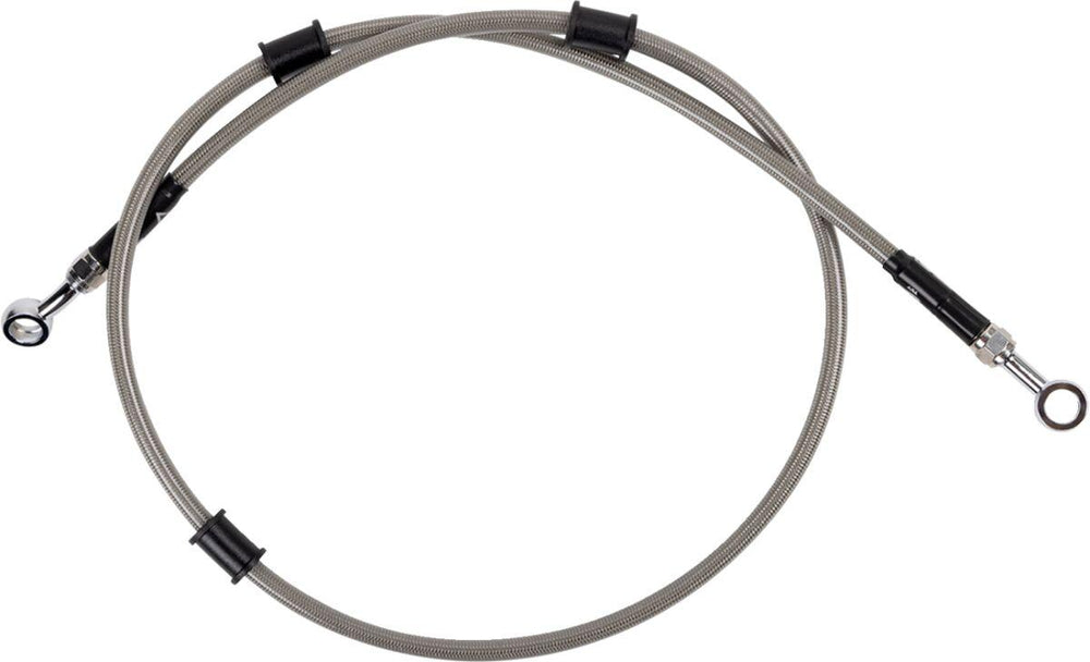 Moose Racing Stainless Steel Braided Brake Hose For Yamaha XT 250 2008-2024 Front