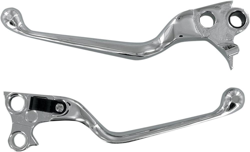 Drag Specialties Wide Blade Lever Set For Harley Davidson FLHR 1340 1996-1998 - Chrome
