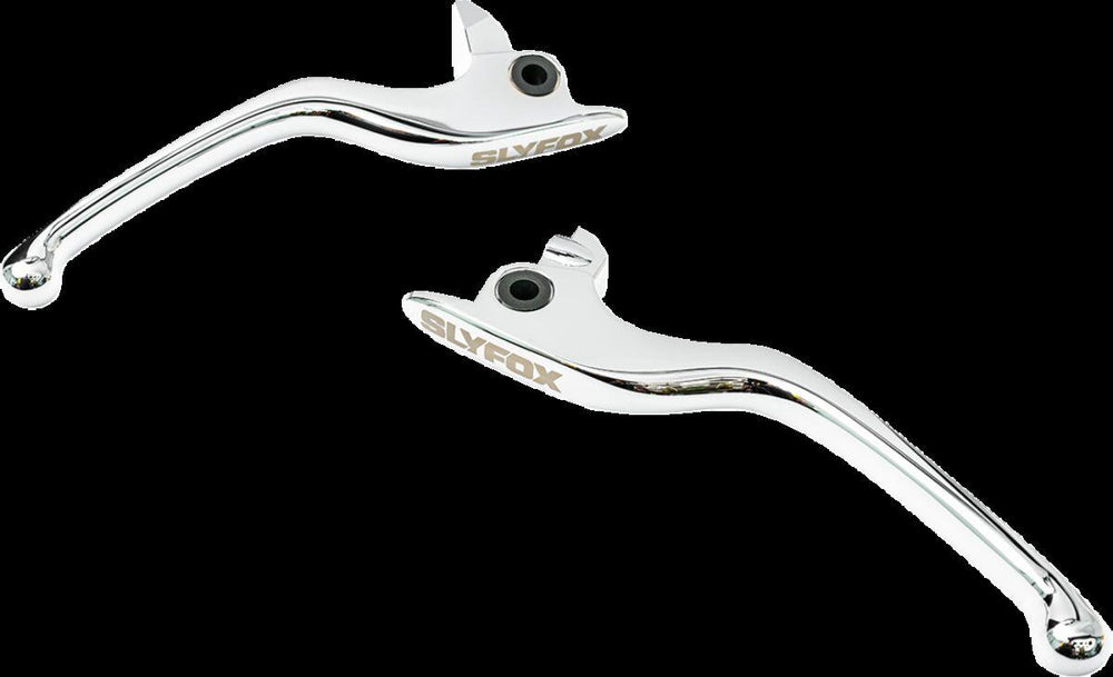 Slyfox Clutch & Brake Levers Kit For Harley Davidson FLHR 1750 2017-2019 - Chrome