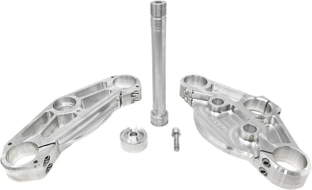 Slyfox 49mm FLH Triple Tree Set For Harley Davidson FLHR 1450 1999-2006 - Chrome