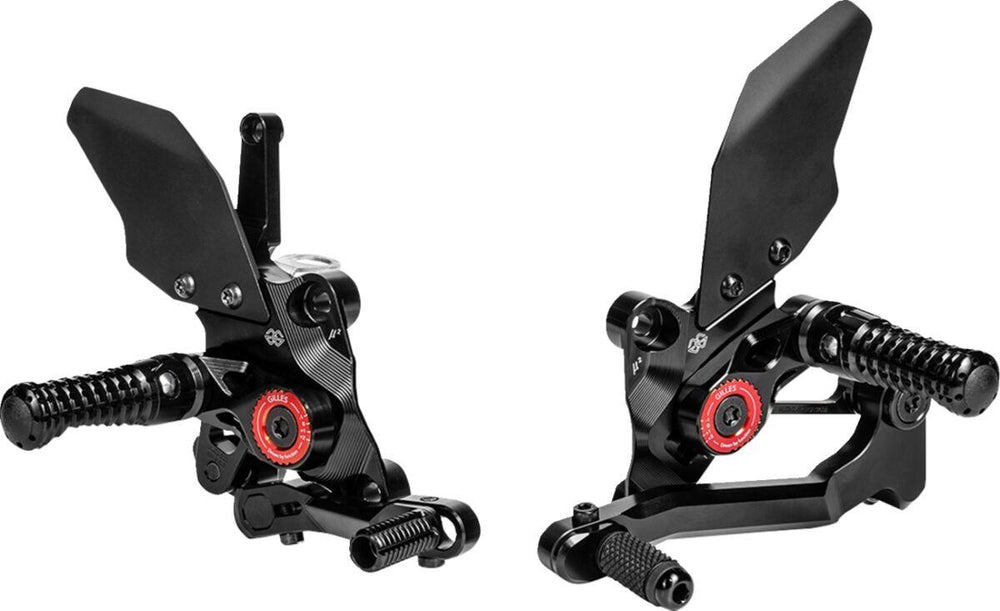 Gilles MUE2 Rearset For Suzuki GSX1300R ABS 2021-2026 - Black